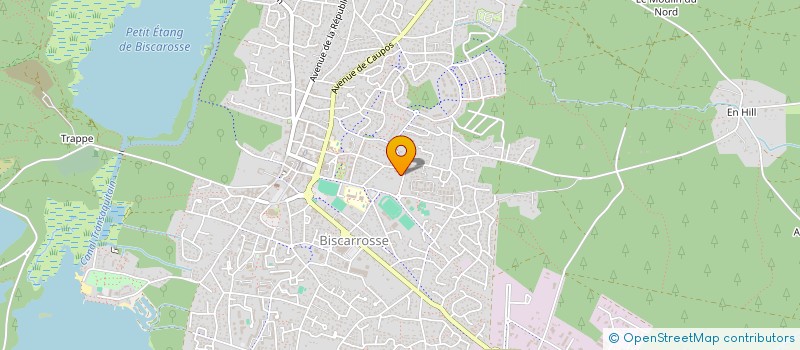 localisation de l'entreprise BUCAMP & FILS  BISCARROSSE