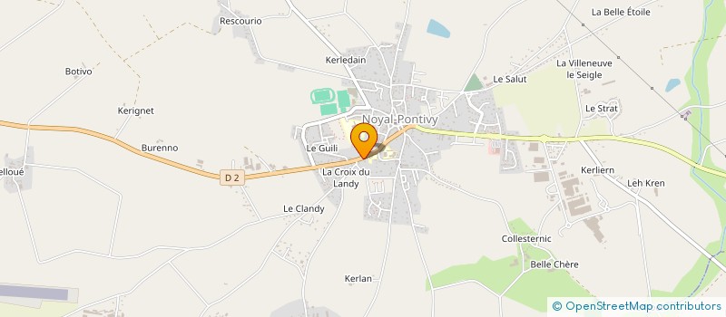 localisation de l'entreprise BUCAREST 1514  NOYAL-PONTIVY