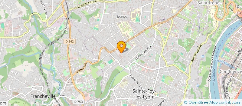 localisation de l'entreprise BUCARIN MARCILLAT  SAINTE-FOY-LES-LYON