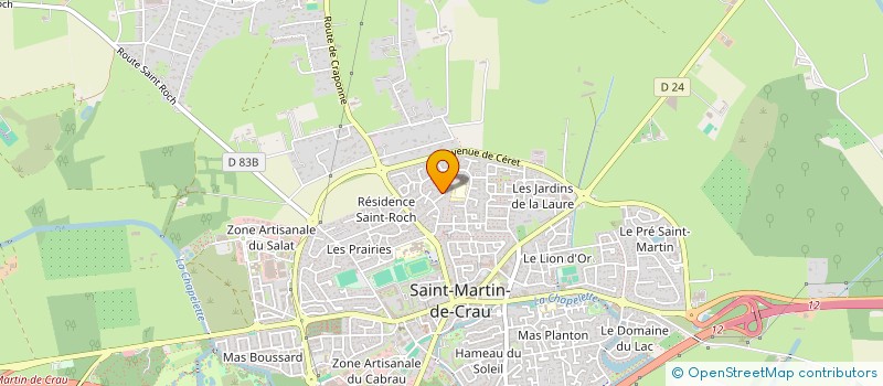 localisation de l'entreprise BUCAVI à SAINT-MARTIN-DE-CRAU