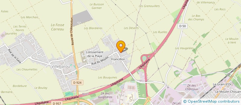 localisation de l'entreprise BUCCELLI  VILLEBAROU