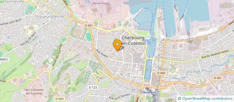 localisation de l'entreprise BUCCI à CHERBOURG-EN-COTENTIN
