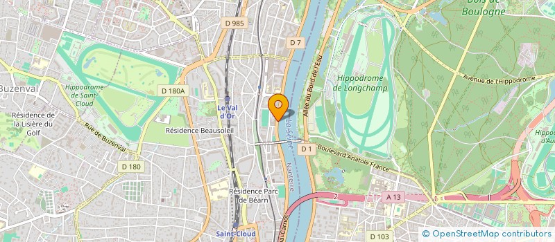 localisation de l'entreprise BUCCOLEDS à SAINT-CLOUD