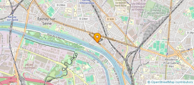 localisation de l'entreprise BUCE à EPINAY-SUR-SEINE