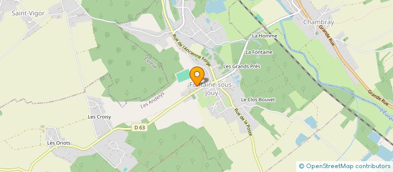 localisation de l'entreprise BUCENTAURE à FONTAINE-SOUS-JOUY