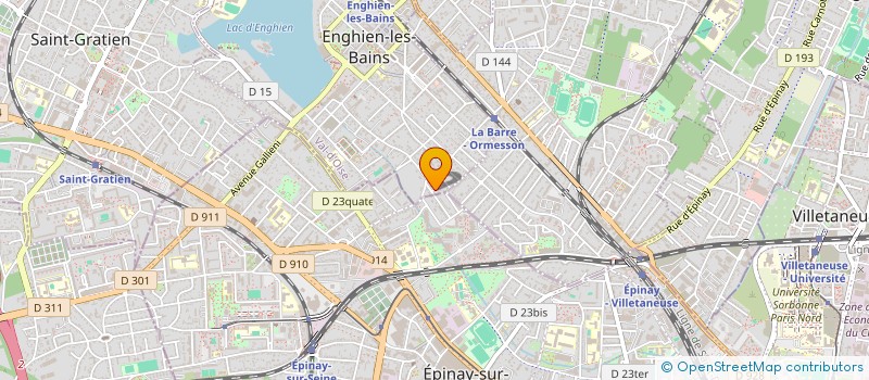 localisation de l'entreprise BUCEPHALE à ENGHIEN-LES-BAINS
