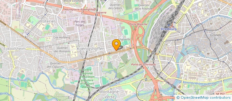 localisation de l'entreprise BUCH BERAUER à STRASBOURG