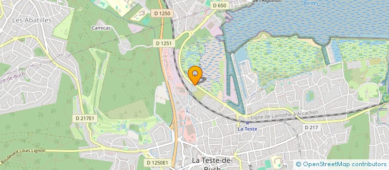 localisation de l'entreprise BUCH GESTION à LA TESTE-DE-BUCH
