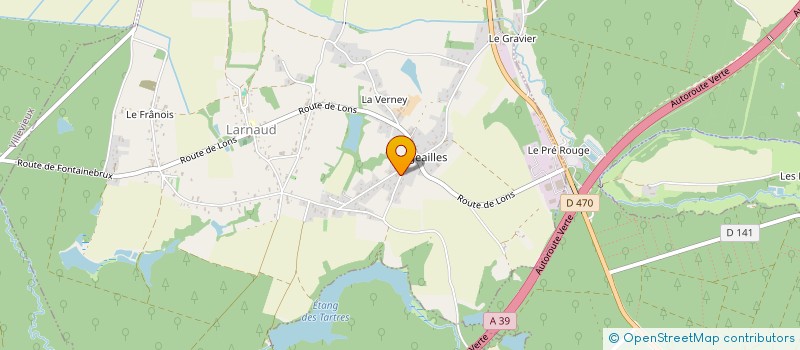localisation de l'entreprise BUCHAILLOT NETTOYAGE à LARNAUD