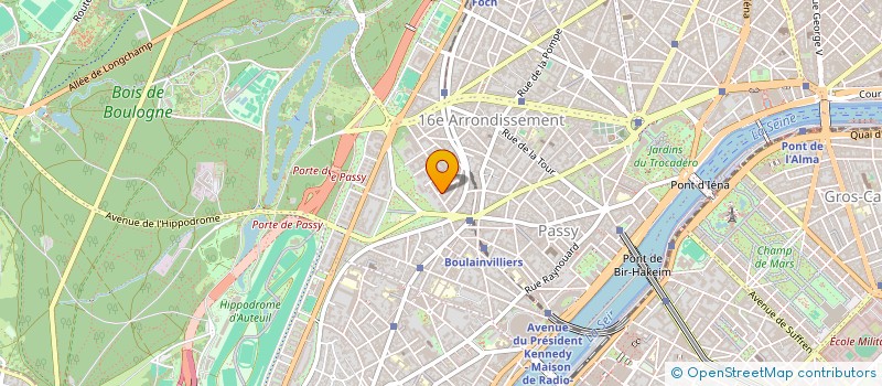 localisation de l'entreprise BUCHARD MANAGEMENT  PARIS