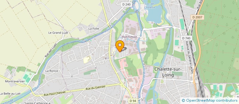 localisation de l'entreprise BUCHE 45 à CHALETTE-SUR-LOING