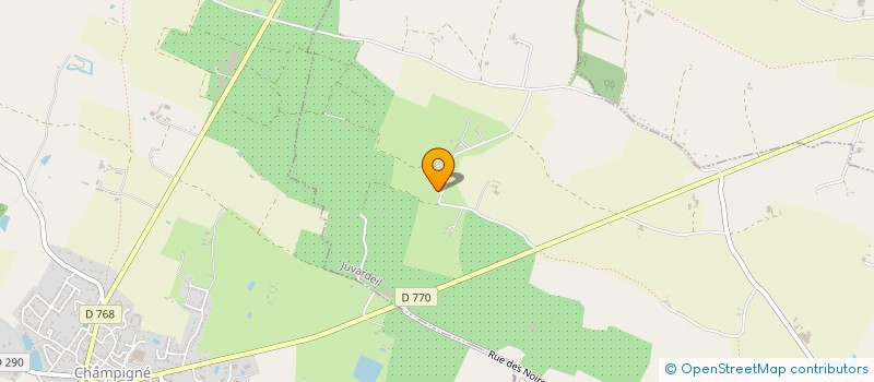 localisation de l'entreprise BUCHE à LES HAUTS-D'ANJOU