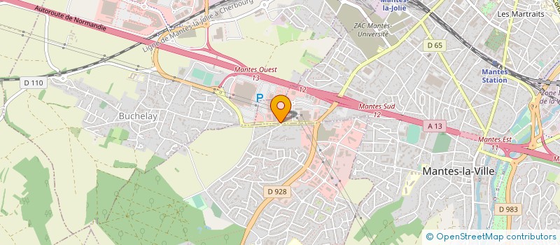 localisation de l'entreprise BUCHELAY AUTOMOBILES à MANTES-LA-VILLE