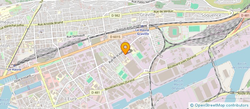 localisation de l'entreprise BUCHEN ICS  LE HAVRE