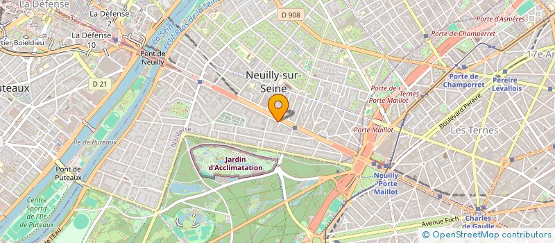 localisation de l'entreprise BUCHER à NEUILLY-SUR-SEINE