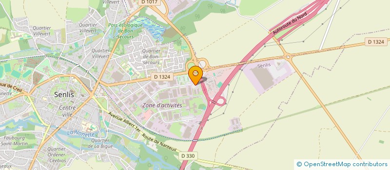 localisation de l'entreprise BUCHER MUNICIPAL à SENLIS