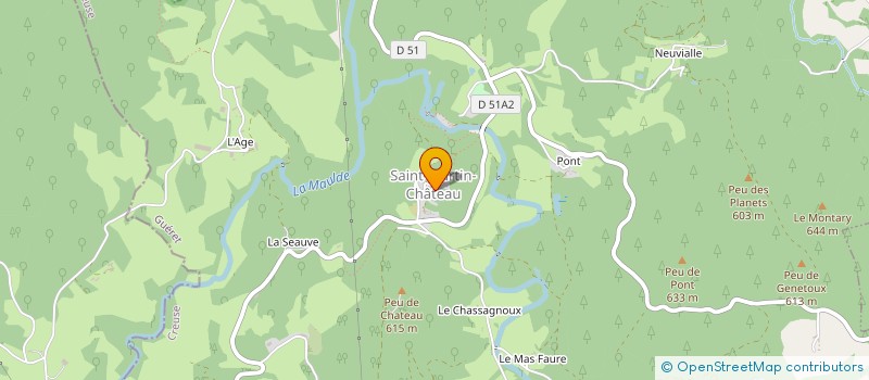 localisation de l'entreprise BUCHERONS REBOISEMENT DES FORET à SAINT-MARC-A-LOUBAUD