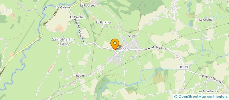 localisation de l'entreprise BUCHET  TANCON