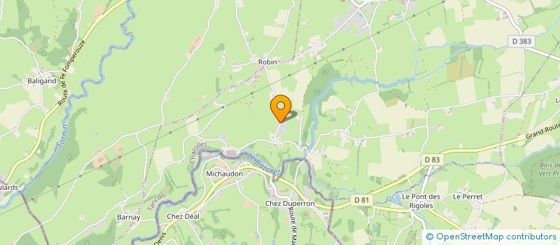 localisation de l'entreprise BUCHET HENRI ET MICHEL  TANCON