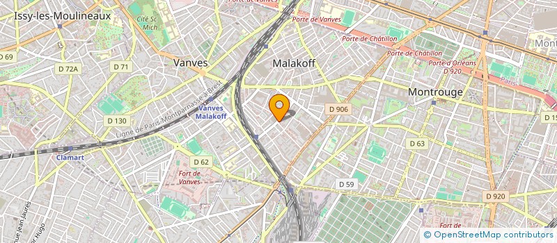 localisation de l'entreprise BUCHEZ/SEPULVEDA  MALAKOFF