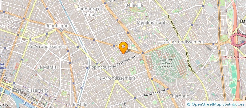 localisation de l'entreprise BUCHIN à PARIS