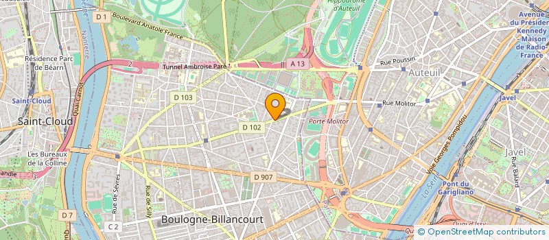 localisation de l'entreprise BUCHOIN à BOULOGNE-BILLANCOURT