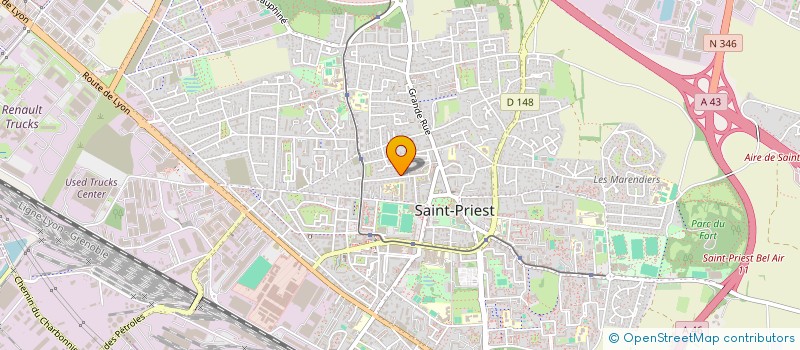 localisation de l'entreprise BUCHONS  SAINT-PRIEST