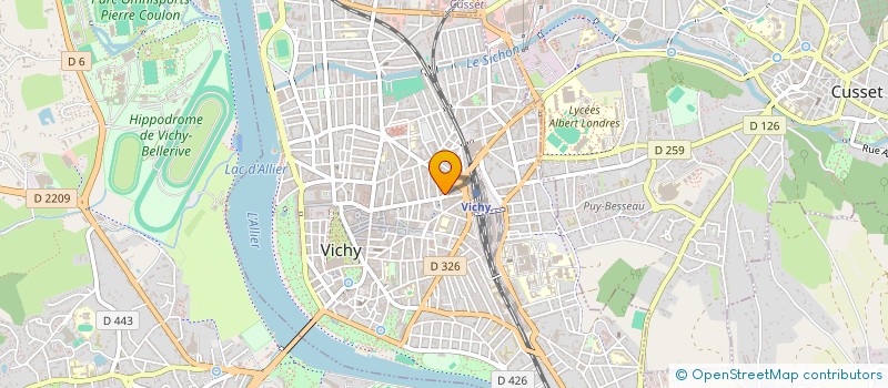 localisation de l'entreprise BUCK & COMPAGNIE à VICHY