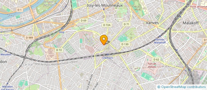 localisation de l'entreprise BUCKET STUDIO à ISSY-LES-MOULINEAUX