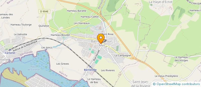 localisation de l'entreprise BUCKLE  BARNEVILLE-CARTERET