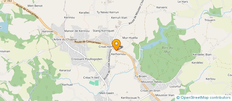 localisation de l'entreprise BUCOCO  SAINT-EVARZEC