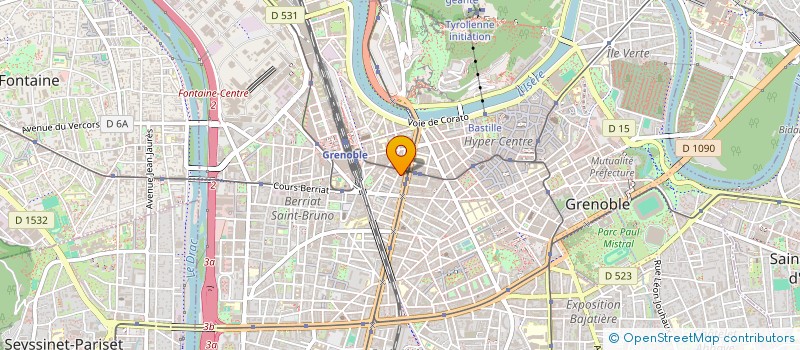 localisation de l'entreprise BUCOLIQUE à GRENOBLE