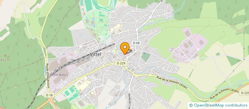 localisation de l'entreprise BUCORO  VITTEL