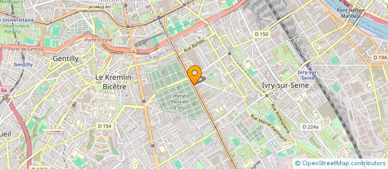 localisation de l'entreprise BUCOSERVICES à IVRY-SUR-SEINE