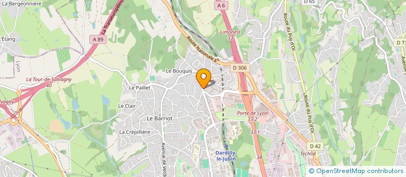 localisation de l'entreprise BUCOU à DARDILLY