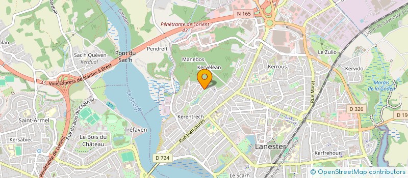 localisation de l'entreprise BUCURI  LANESTER