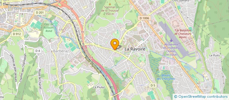 localisation de l'entreprise BUCZKOWSKI-LACOMBE  LA RAVOIRE