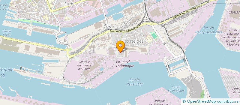 localisation de l'entreprise BUD AUTO à LE HAVRE