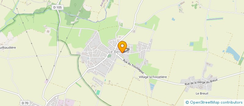 localisation de l'entreprise BUD.BUD.IMMO  LONGEVILLE-SUR-MER