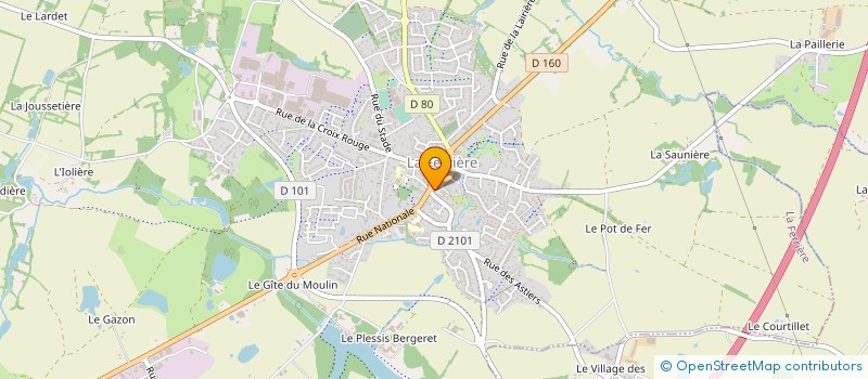 localisation de l'entreprise BUD DAM à LA FERRIERE