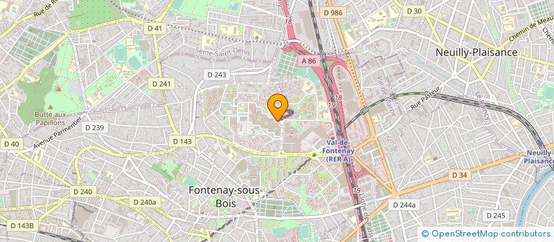 localisation de l'entreprise BUDAK SARL à FONTENAY SOUS BOIS