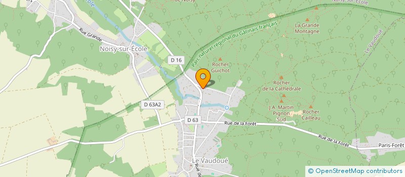 localisation de l'entreprise BUDAN CHARPENTE  LE VAUDOUE