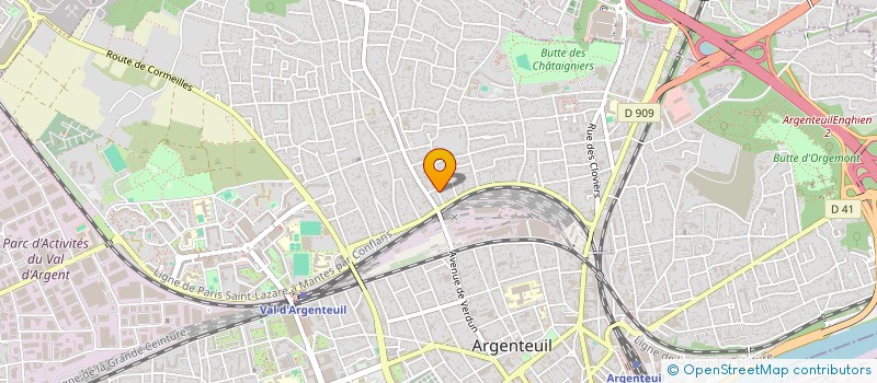 localisation de l'entreprise BUDDI FLASHCARDS à ARGENTEUIL