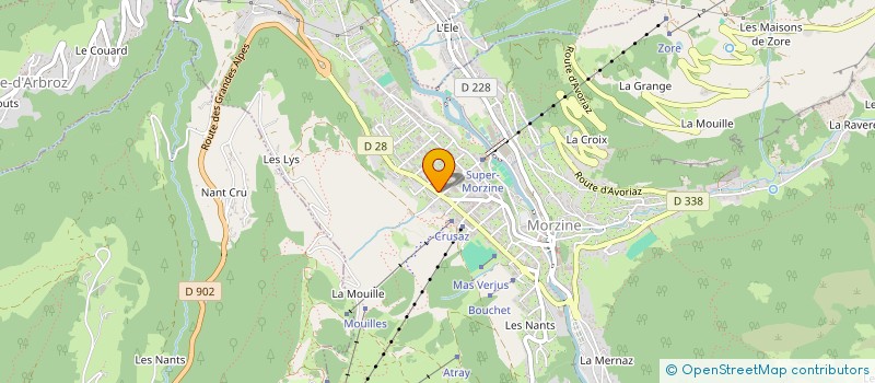 localisation de l'entreprise BUDDY à MORZINE