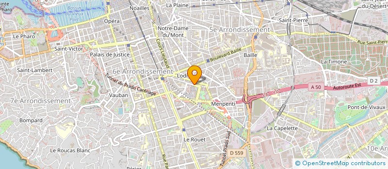 localisation de l'entreprise BUDDY'S à MARSEILLE