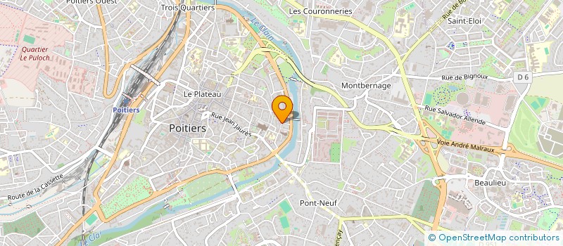 localisation de l'entreprise BUDDY SYSTEM REFUGIES à POITIERS