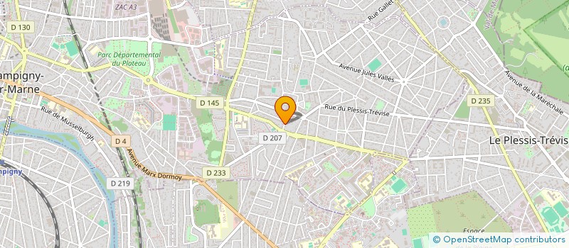 localisation de l'entreprise BUDEAN RENOV à CHAMPIGNY-SUR-MARNE