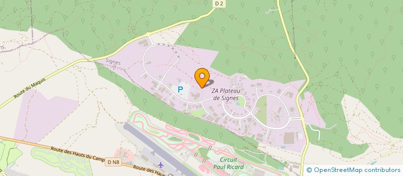 localisation de l'entreprise BUDELPACK LABIOMAR à SIGNES