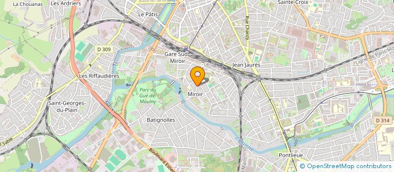 localisation de l'entreprise BUDGET'CE à LE MANS