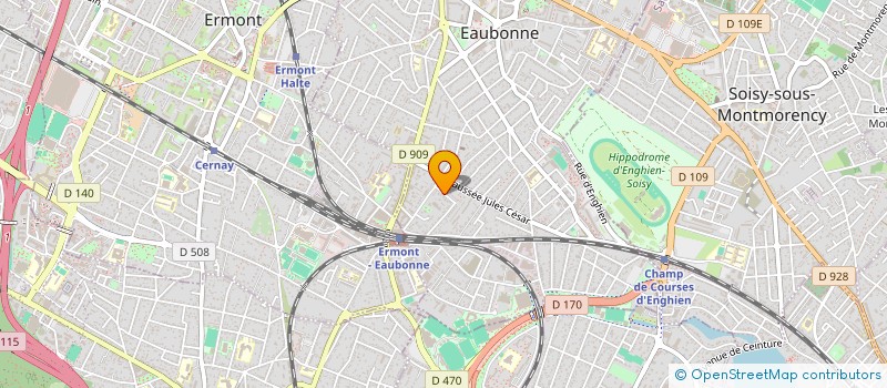localisation de l'entreprise BUDILLON à EAUBONNE